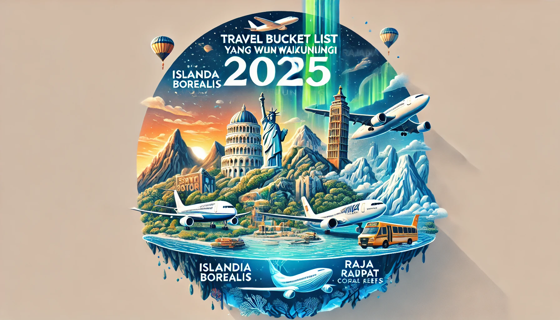 Travel Bucket List 2025 yang Wajib Dikunjungi